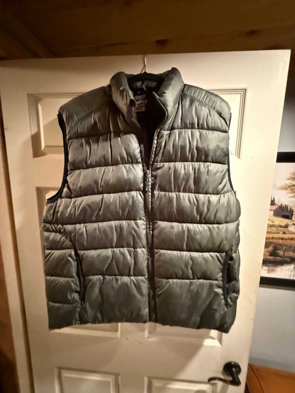 Weatherproof Men's Quilted Puffer Vest - Gray
